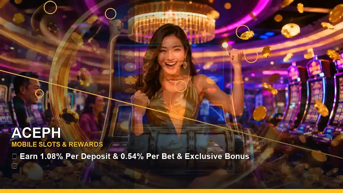 ACEPH Double Fortune mobile gaming information with a polished casino-style visual and a close-up composition