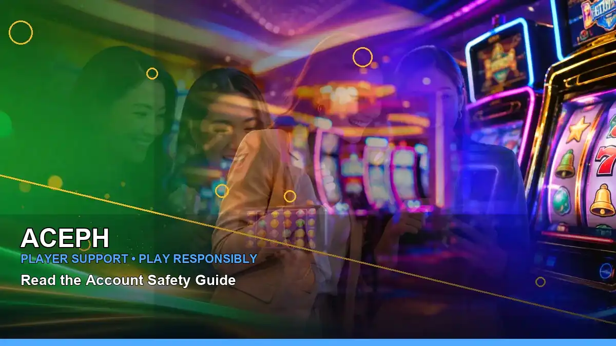 ACEPH download scene featuring gold jackpot slots in a wide mobile-friendly layout